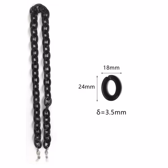 アクリルフレームチェーンアイウェアアクセサリー淡水パールサングラスストラップコードメガネチェーン